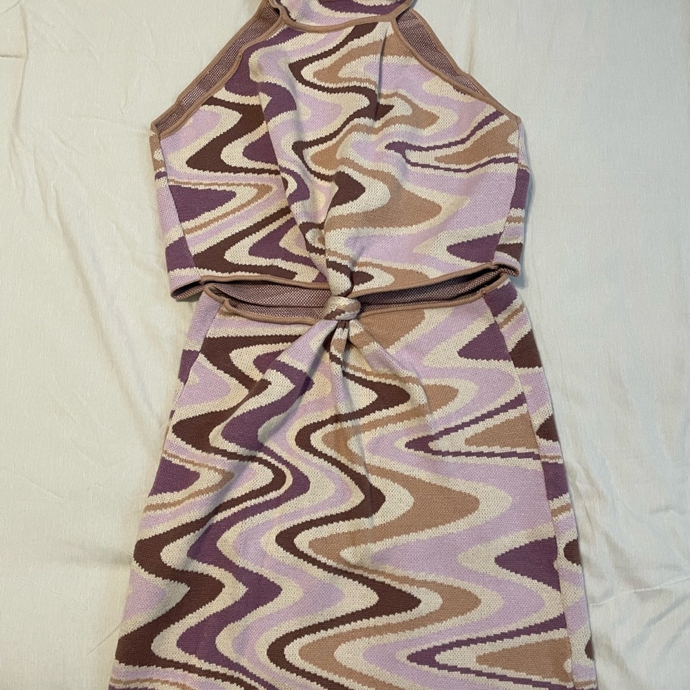 Princess Polly Purple Sheath Midi Dress Halter Style